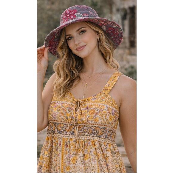 NWOT Juicy Couture Floral Bucket Hat Y2K Pink Retro main image 5